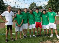 Das Team der Willy-Brandt-Gesamtschule holte sich den Hauptpreis: Mit klaren Treffer gewannen sie beim Elfmeter-Turnier-Finale gegen SC Amicitia. cr