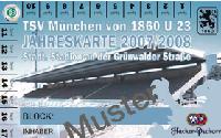 Ein Muss für jeden »Sechzger«, die neue Dauerkarte für die Spiele im Grünwalder Stadion.
