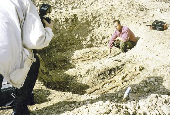 Bei archäologischen Grabungen wurden unter anderem im Jahr 1994 ein paar sensationelle Entdeckungen gemacht. Foto: Archiv Heimatpfleger Kistler