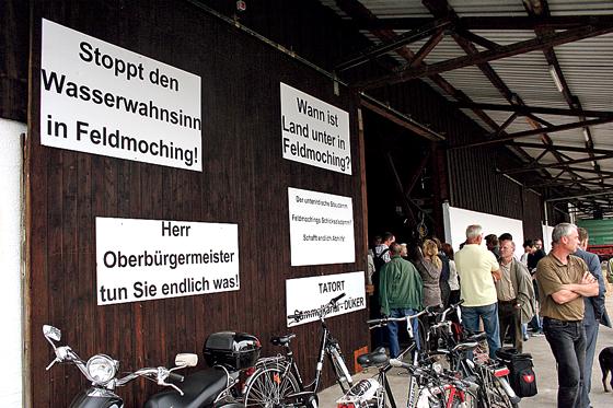Grundwasserproblematik in Feldmoching: Eine Einwohnerversammlung gibt es am 13. Oktober. 	ws