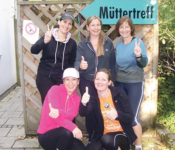 Die Laufgruppe des Moosacher Müttertreffs nimmt gerne neue Mitläuferinnen auf.	Foto: Delgado