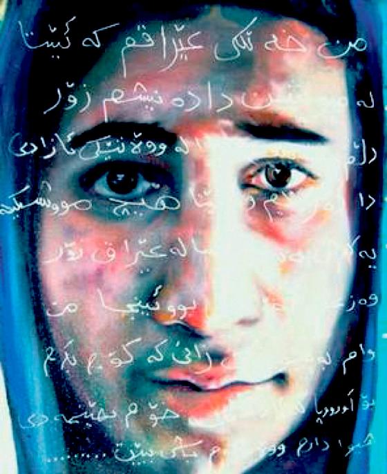 Die Künstlerin Julia Wegat zeichnet seit 2007 junge Asylbewerber. Foto