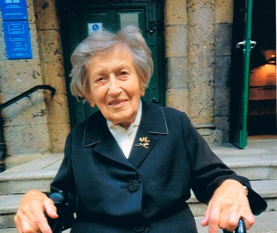 Eine waschechte Münchnerin: Hildegard Werner aus Haidhausen ist jetzt 100 Jahre alt.	Foto: privat