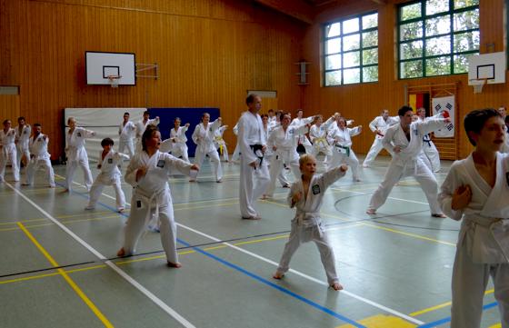Interessant für alle Altersklassen: Asiatische Kampfsportarten wie Taekwondo sind auch in Berglern groß nachgefragt.	Foto: Verein