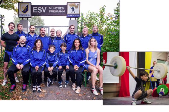 Die aktiven Gewichtheber des ESV Freimann freuen sich auf die Meisterschaft, bei der auch Nachwuchstalente mit dabei sind.	Fotos: BGKV Bezirk Oberbayern