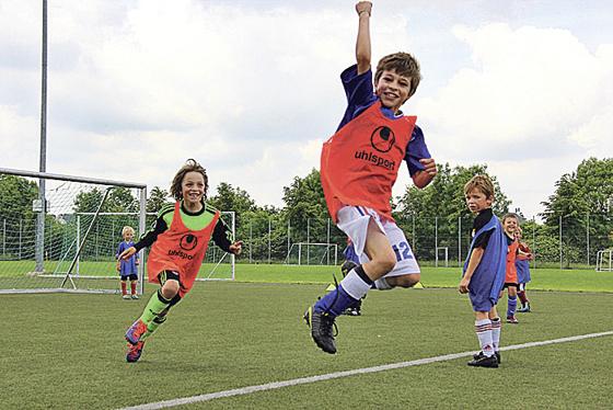 Jede Menge Spaß beim Fußball-Feriencamp bei der Münchner Fußballschule des FC Sterns. Foto: privat