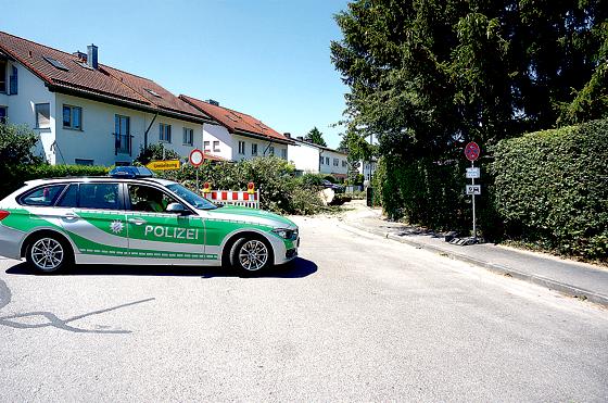 Ganze Straßen wurden in Neubiberg wegen der Fällarbeiten aufgrund des ALB-Befalls gesperrt. Der Unmut über die Maßnahme wächst.	Foto: Boschert