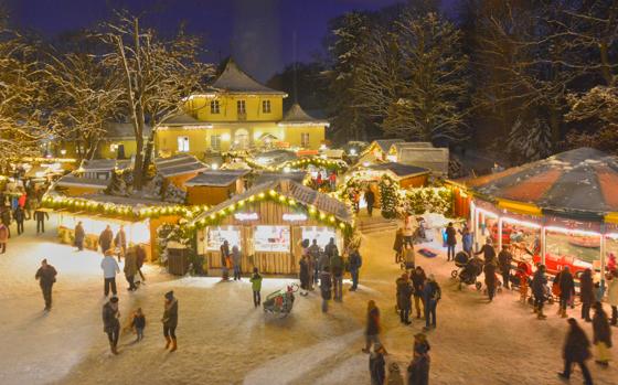 Der Weihnachtsmarkt ist bis einschließlich 23. Dezember geöffnet.	Foto: VA / Haberl Gastronomie