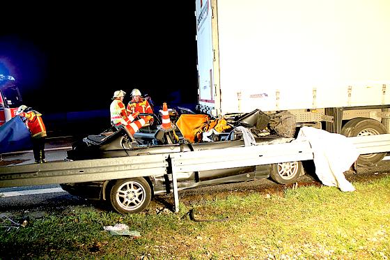 Unfälle mit Lkw hielten die Kameraden der Freiwilligen Feuerwehr Eching in Atem.	Foto: FF Eching