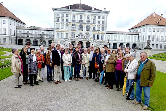 Der Besuch von Schloß Nymphenburg stand auch auf dem Programm.	Foto: CSU Pliening