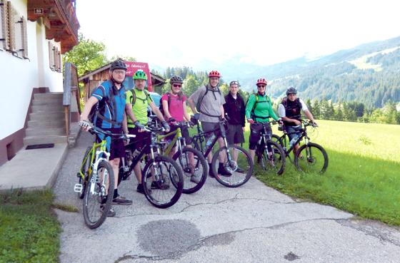 Die Radlfreunde zog es in diesem Jahr ins wunderschöne Südtirol.	Foto: Verein