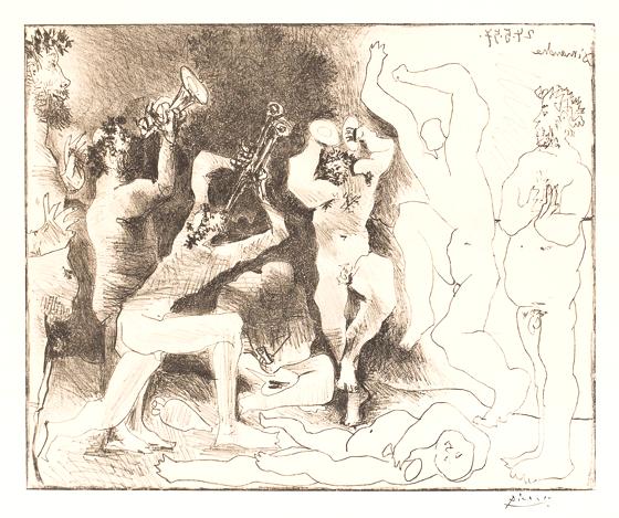 Highlight: Pablo Picassos »La Danse des Faunes« aus dem Jahre 1957 	Foto: Münchner Künstlerhaus-Stiftung