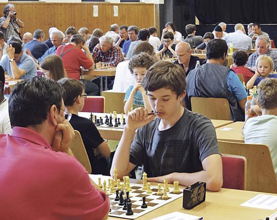 Die Sparda-Open lockte zuletzt über 100 Schachspieler in die ATSV-Halle.	Foto: SC Kirchseeon