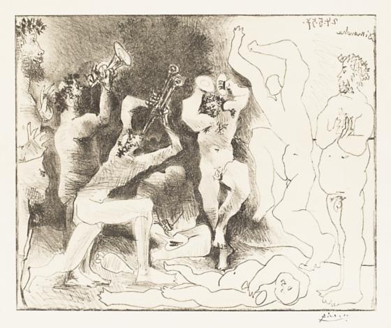 Highlight: Pablo Picassos »La Danse des Faunes« aus dem Jahre 1957 	Foto: Münchner Künstlerhaus-Stiftung