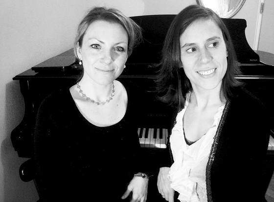 Daniela Scaglia (links) und Franziska Habersetzer präsentieren romantische Klavierwerke 	Foto: seidlvilla