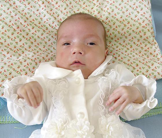 Baby Kamila kämpft. 	Foto: Deutsche Lebensbrücke