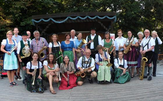 Das Blasorchester »Freimanner Klang«           Foto: VA