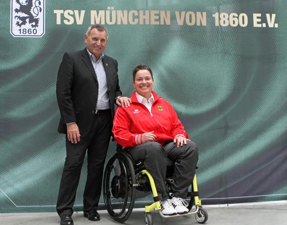 Engagieren sich für den Behindertensport: Birgit Kober und Karl Rauh. Foto: A. Wild