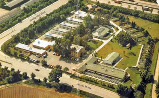 Das Tierheim (hier ein Luftbild von 1984): seit 60 Jahren die Rettungsinsel für herrenlose Tiere aus München und dem Umland.	Foto: Tierschutzverein