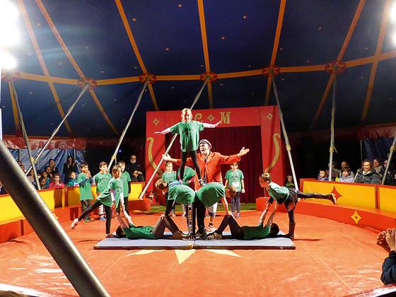 Jede Vorstellung der jungen Zirkuskünstler war ein voller Erfolg.	Foto: privat