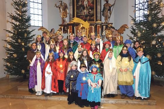 Gelebte Ökumene: Die Feldkirchner Sternsinger bestanden aus katholischen und evangelischen Kindern.	Foto: privat