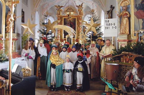 Die fleißigen Sternsinger aus der Pfarrei St. Martin in  Ottendichl.	Foto: privat