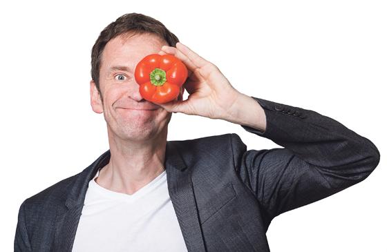 Ecco Meineke hat beim Lebensmitteleinkauf keine Tomaten auf den Augen  und Paprika auch nicht.	Foto: Gremmer