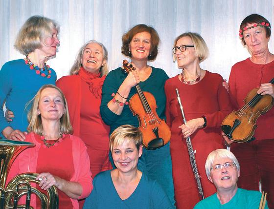 Haben gut Lachen: die Musikerinnen von RosenRot.	Foto: VA