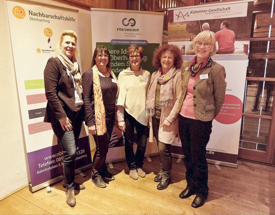 Freuen sich auf zahlreiche Mitglieder, Spender und Interessenten: (v. l.) Anja Wille, Sabine Mühlbauer, Margit Markl, Christina Hoerner und Dr. Jutta Krause.	Foto: VA