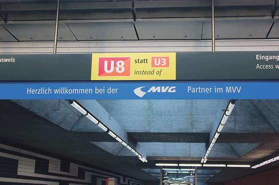 Ein gewohntes Bild: Ersatzverkehr zwischen Scheidplatz, Bonner Platz und Münchner Freiheit.	 Foto: Katja Brenner