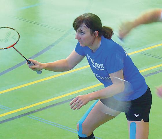 Eine tolle Leistung zeigte Tanja Eberls bei den Südostdeutschen Meisterschaften in Badminton.	Foto: VA