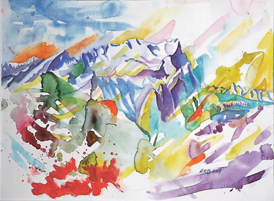 Der Sauerlacher KünsterKreis stellt unter dem Motto »Farbenfroh« einen Teil seiner Bilder aus. 	Foto: VA