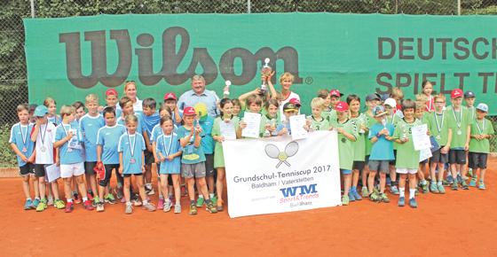 Die Grundschule Gluckstraße konnte das spannende Turnier für sich entscheiden.	Foto: Grundschule Baldham