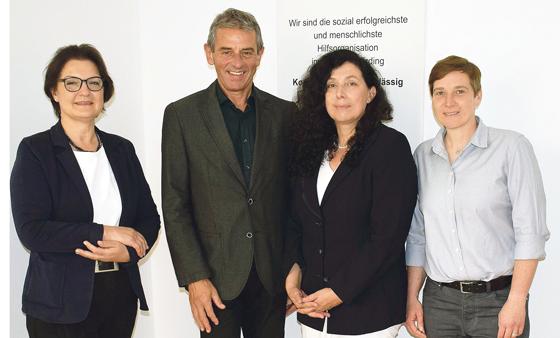 Getrud Friess-Ott, Franz Hofstetter, Gisela van der Heijden und Carmen Heinrich (v. li.).	Foto: Danuta Pfanzelt