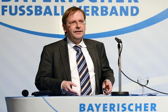 Optimistisch für den Neustart der Löwen: BFV-Präsident Dr. Rainer Koch. Foto: BFV