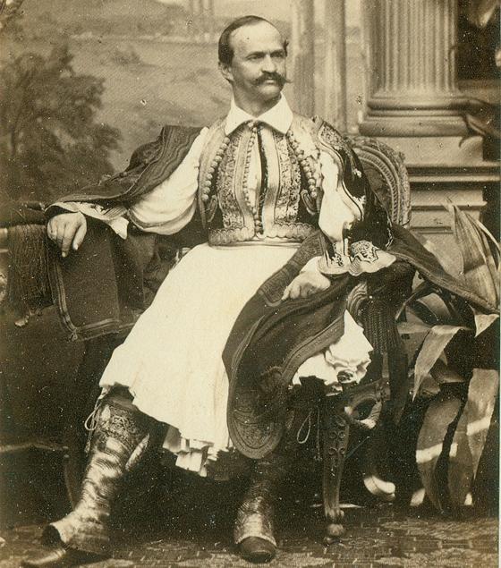 König Otto im Jahr 1865 in seiner Bamberger Zeit im Exil. 	Foto: Otto-Museum