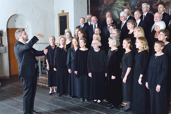Der Västerleds-Kammerchor aus Stockholm hat schon mehrere Chorreisen in europäische Städte unternommen. Dirigent ist Fredrik Zander.	Foto: Mia Malcyone