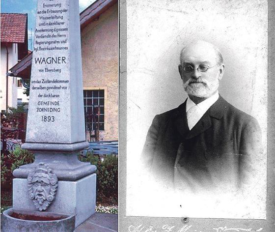 Franz Xaver Wagner förderte den Bau einer Wasserleitung in Zorneding maßgeblich.	Foto: Heimatkundekreis