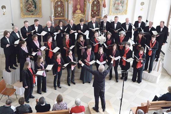 A-capella singt der MonteverdiChor München, der 1991 gegründet wurde. 			 Foto: Birgit Chlupacek