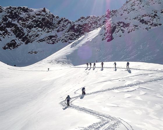 Ausgedehnte Skitouren gehören beim Winterprogramm zum festen Bestandteil. 	Foto: DAV Zorneding