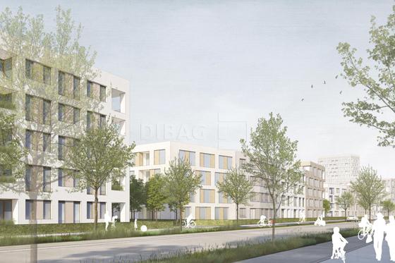 Baugrund mit viel Potential und großen Herausforderungen: An der Eggenfeldener Straße sollen rund 380 Wohnungen und Gewerbeflächen entstehen.	Foto: DIBAG