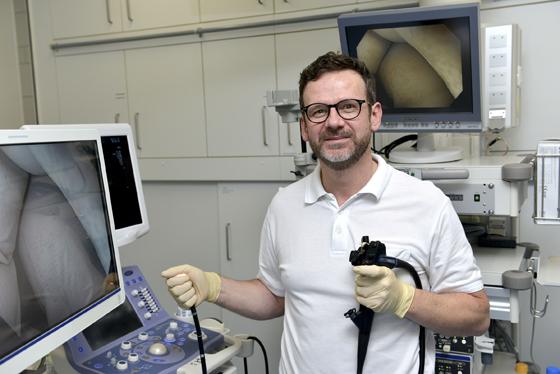 Neue Leitung: Dr. Markus Dollhopf ist neuer Chefarzt im Darmkrebszentrum Neuperlach. 	Foto: Klaus Krischock