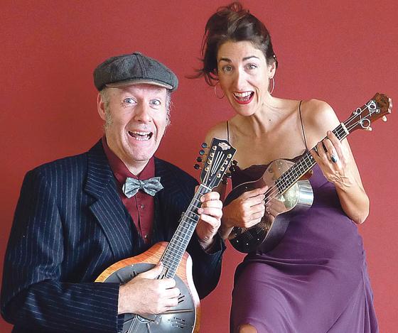 Rainer Wöffler und Tanja Wirz spielen am Freitagabend »stromfrei« im Arkadenhaus.	 Foto: VA
