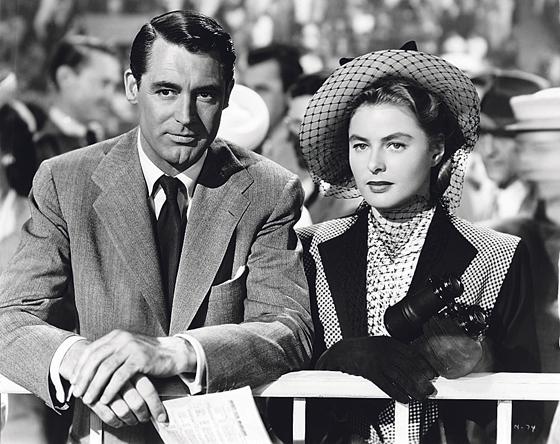 Cary Grant und Ingrid Bergman in Alfred Hitchcocks Kriminalfilm »Notorious« (Berüchtigt).	Foto: VA