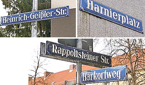 Viele laufen an ihnen vorbei, doch wer steht hinter den Straßennamen in Freimann? 	Foto: privat