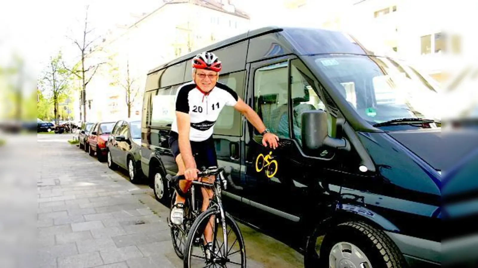 Toni Bachmeier aus Untergiesing, sucht auch für die kommenden Jahre wieder begeisterte Mitradler über die Alpen.	 (Foto: HH)