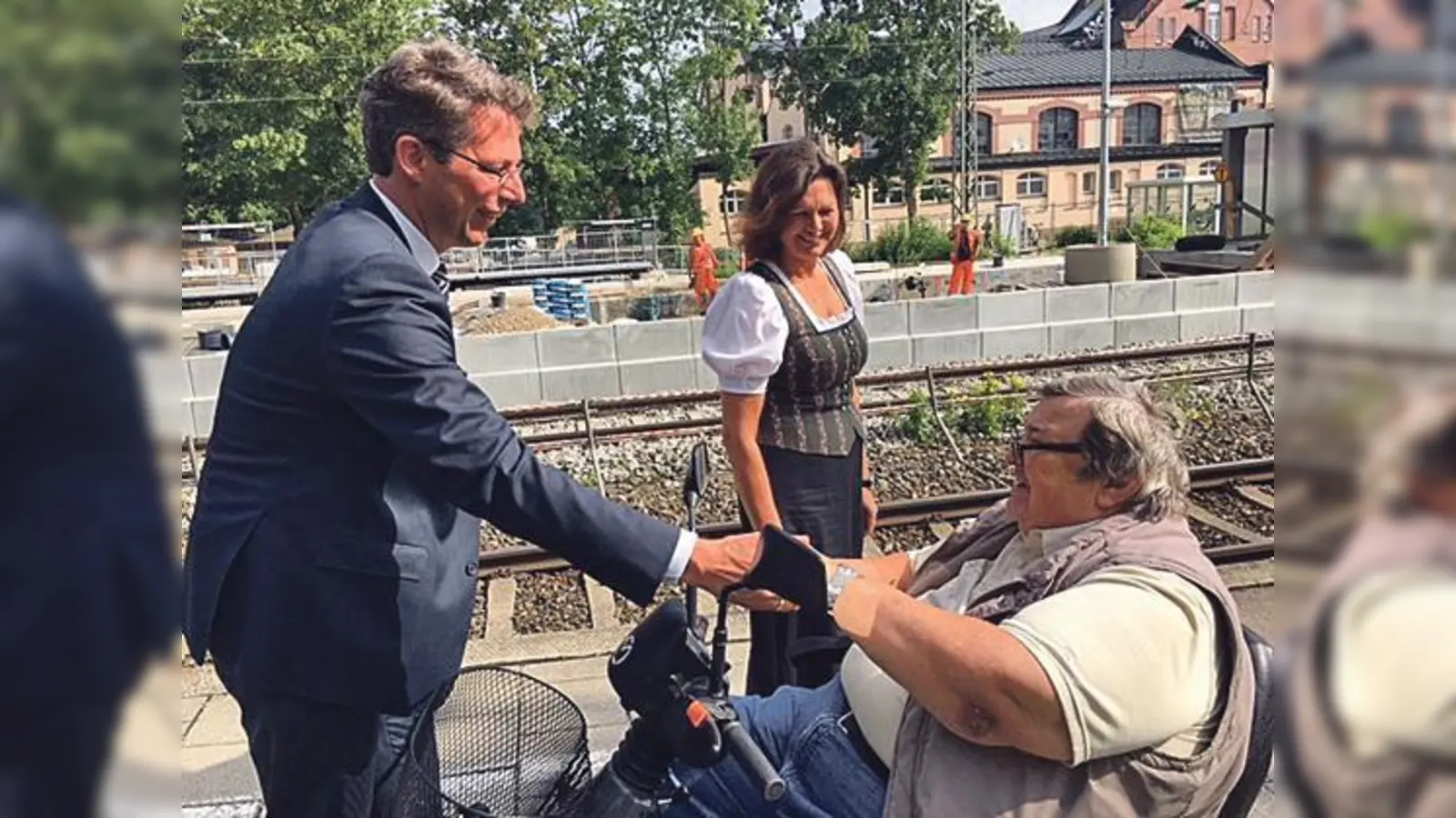 Künftig können auch Menschen mit Handicap den Bahnhof in Riem barrierefrei erreichen.	 (Foto: oh)