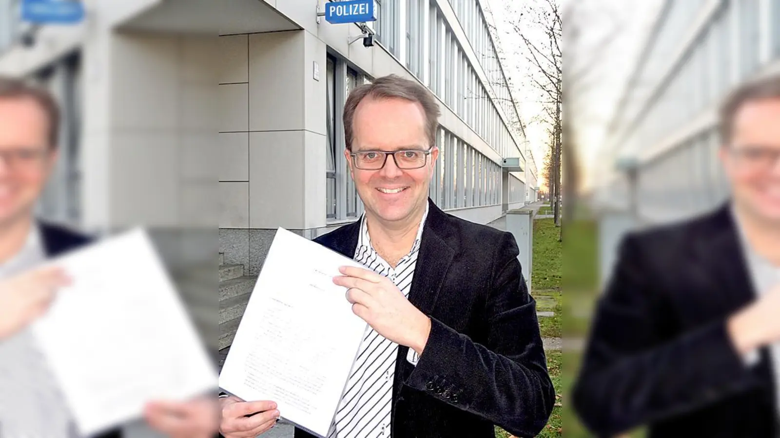 MdL Markus Rinderspacher mit dem positiven  Bescheid.	 (Foto: privat)