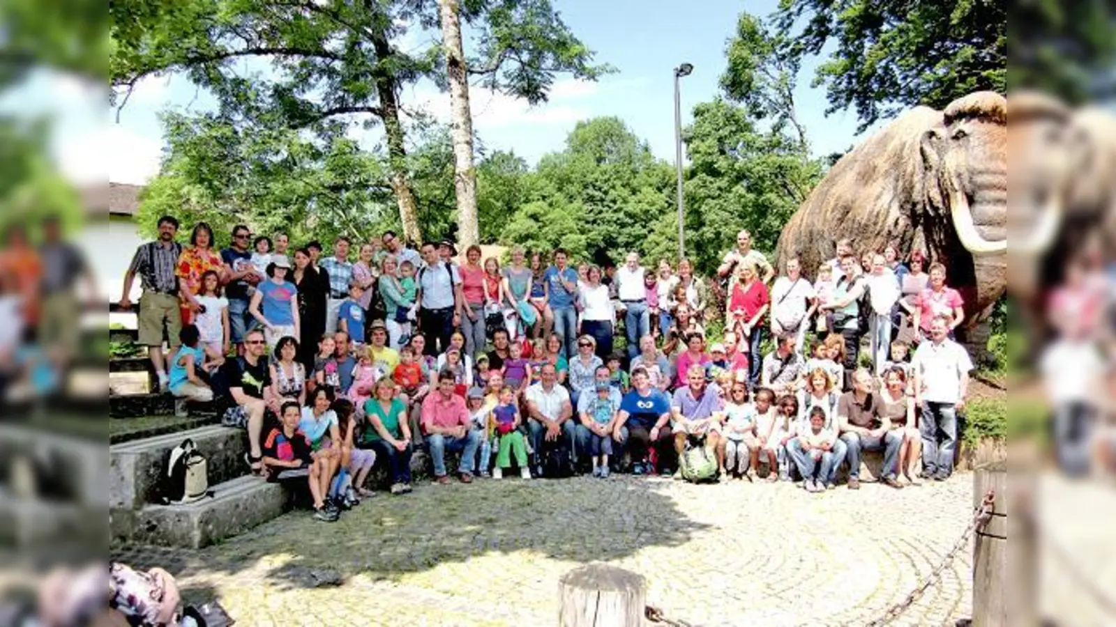 Bei einem gemeinsamen Ausflug konnten die Adoptivfamilien aus der Region Erfahrungen austauschen. 	 (Foto: Landratsamt)