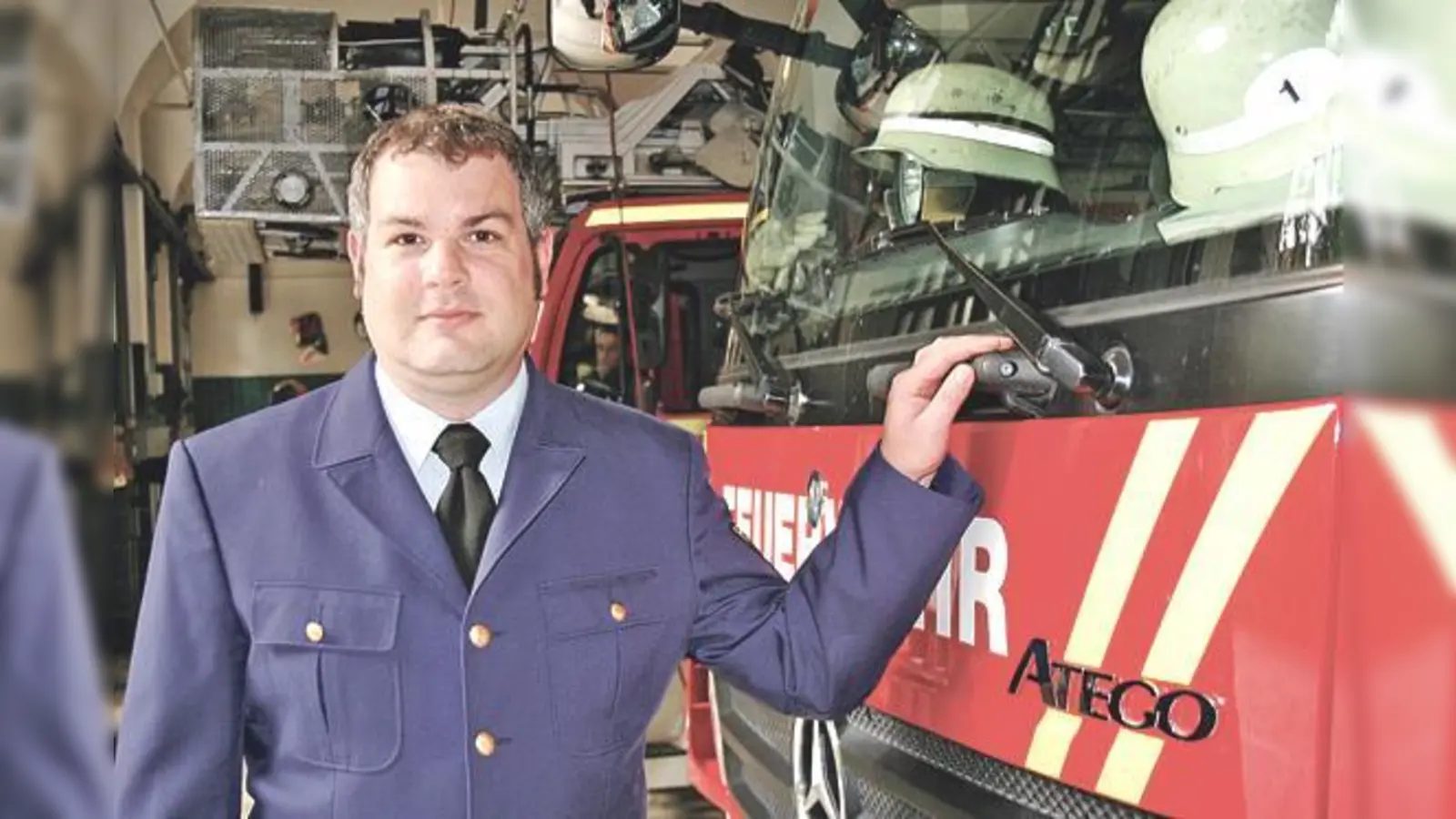 Brandoberrat Florian Petz von der Branddirektion München erläuterte die Pläne zum möglichen Neubau einer Feuerwache in Feldmoching.	 (Foto: ws)